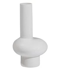 BePureHome Vaas Tank - Porselein - Kalkwit - 31x18x18