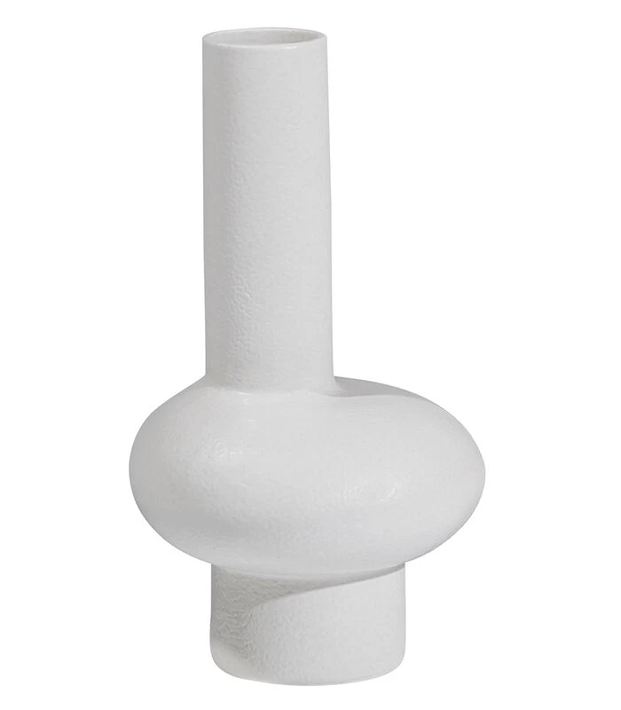 BePureHome Vaas Tank - Porselein - Kalkwit - 31x18x18 3 BePureHome Vaas Tank - Porselein - Kalkwit - 31x18x18