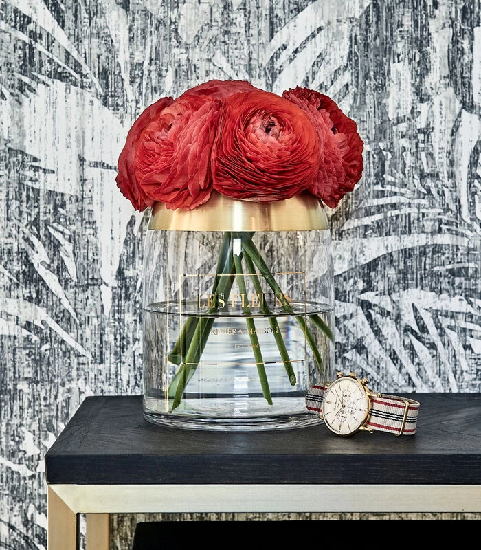 Glazen Vaas - Est 1948 Les Fleurs Vase - Transparant 4 Glazen Vaas - Est 1948 Les Fleurs Vase - Transparant - Afbeelding 2