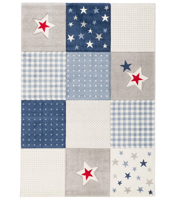 Vloerkleed Kinderen Maui Kids Plaid Sterren 3 Vloerkleed Kinderen Maui Kids Plaid Sterren