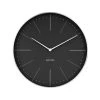 Karlsson Wandklok Normann Station - Zwart, Geborsteld Case - Ø37,5cm -Professionele winkel voor decoratieve artikelen 5cfcb81bbb994da5af3bc5e7b8fe5780