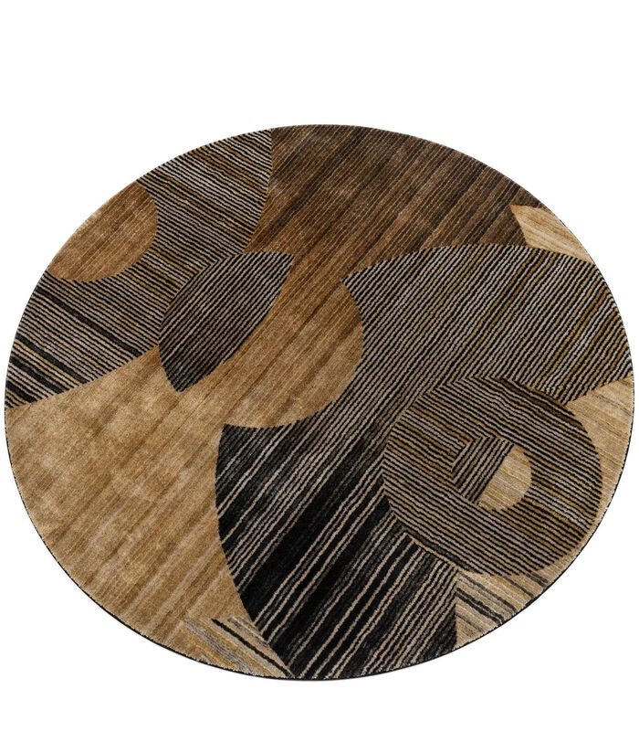 Vloerkleed Laagpolig - Bamboo Bliss Rug Ø 320 - Bruin 3 Vloerkleed Laagpolig - Bamboo Bliss Rug Ø 320 - Bruin