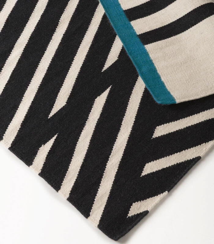 Kelim Katoenen Deco Tapijt STRIPES 4 Kelim Katoenen Deco Tapijt STRIPES - Afbeelding 2