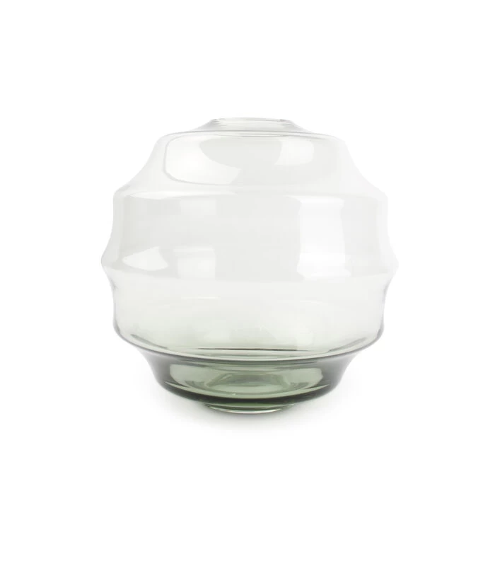 Vaas 20,5xH19,5cm Groen Bloom 4 Vaas 20,5xH19,5cm Groen Bloom - Afbeelding 2