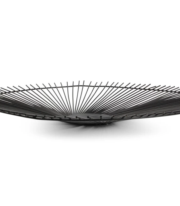 Draadmand 53xH5cm Zwart Twisted Iris 4 Draadmand 53xH5cm Zwart Twisted Iris - Afbeelding 2