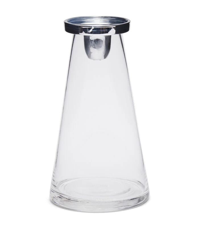 Kaarshouder Glas, Vulbare Kandelaar - Solène - Transparant - Maat L 3 Kaarshouder Glas, Vulbare Kandelaar - Solène - Transparant - Maat L