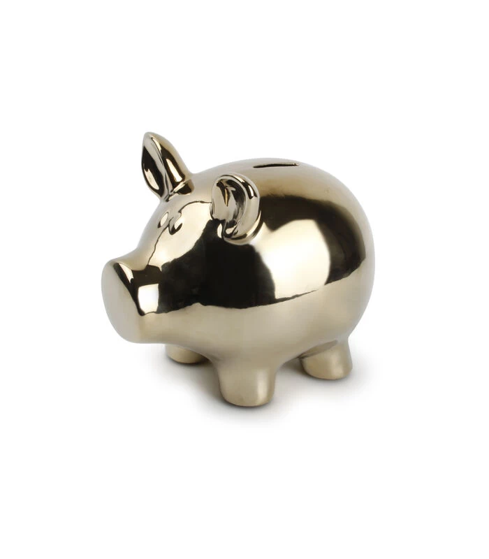 Spaarpot Gold Oink 3 Spaarpot Gold Oink