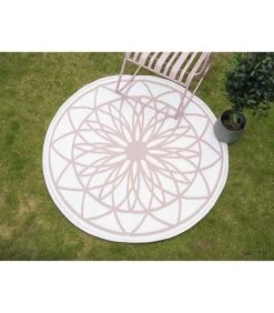 PRESENT TIME Outdoor Tapijt Fairytale - Roze - Rond - Ø150cm 8 PRESENT TIME Outdoor Tapijt Fairytale - Roze - Rond - Ø150cm -Professionele winkel voor decoratieve artikelen 64f6787954864567957485334aa5f8e1