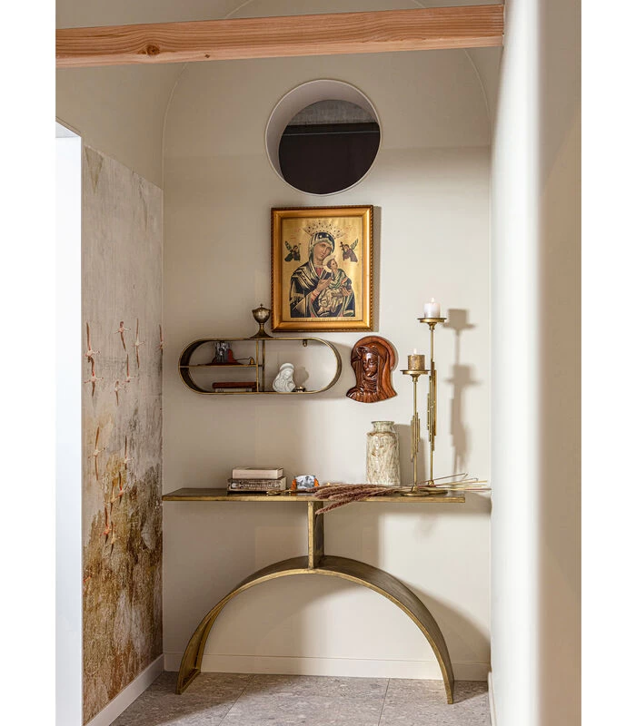 BePureHome Luminary Kandelaar - Metaal - Antique Brass - 75x15x15 4 BePureHome Luminary Kandelaar - Metaal - Antique Brass - 75x15x15 - Afbeelding 2