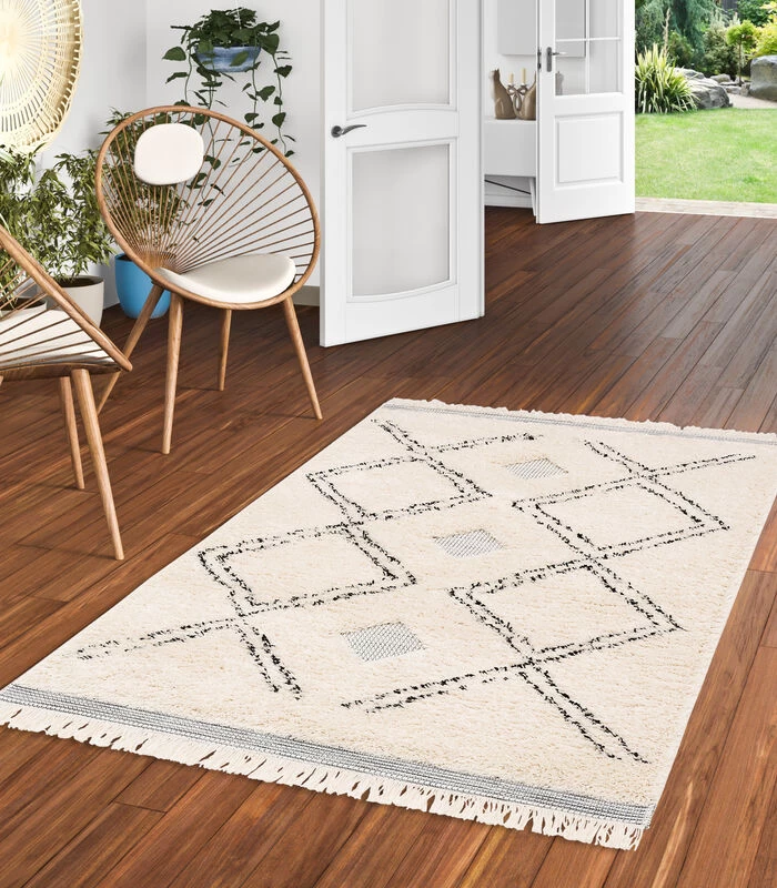 Vloerkleed Voor Binnen En Buiten Shaggy Sylt Zuigtabletten 4 Vloerkleed Voor Binnen En Buiten Shaggy Sylt Zuigtabletten - Afbeelding 2