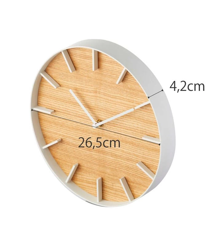 Yamazaki Wall Clock - Rin - Beige 7 Yamazaki Wall Clock - Rin - Beige - Afbeelding 5