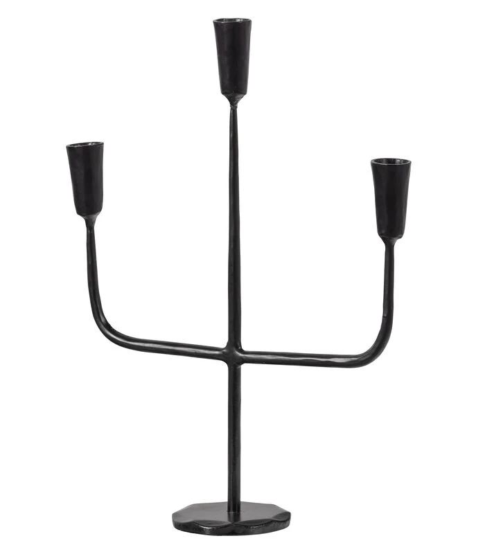 Exclusive Sean Kandelaar 3 - Metaal - Zwart - 40x29x10 5 Exclusive Sean Kandelaar 3 - Metaal - Zwart - 40x29x10 - Afbeelding 3