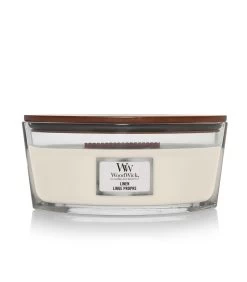 WoodWick Kaars Linen Ellipse
