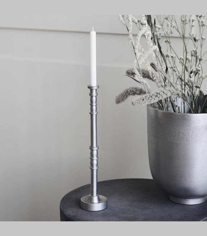 House Doctor Kaarsenhouder - Jersey - Geoxideerd Zilver 4 House Doctor Kaarsenhouder - Jersey - Geoxideerd Zilver - Afbeelding 2