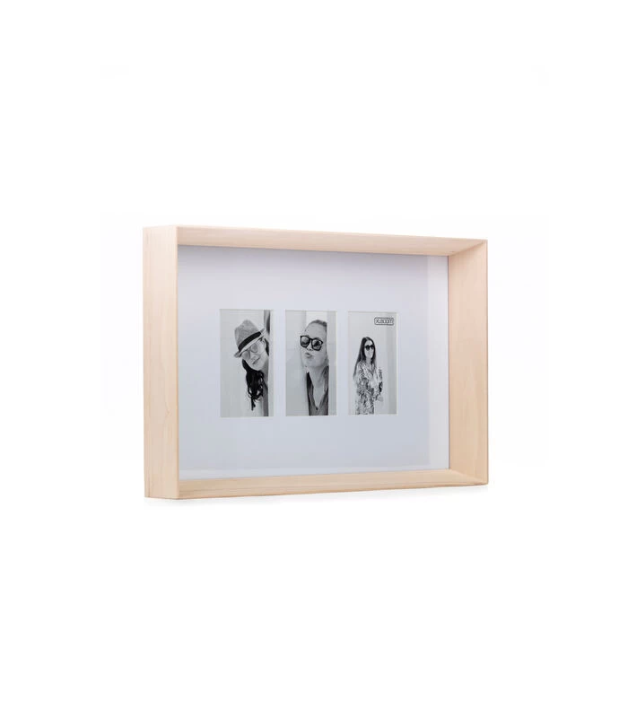 PRADO Fotokader (3) 10 X 15 Licht Hout 3 PRADO Fotokader (3) 10 X 15 Licht Hout