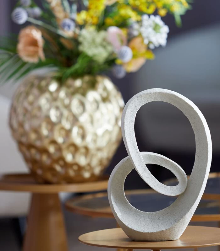 PRESENT TIME Ornament Abstract Art Endless - Wit - 25,3x8x36,5cm 4 PRESENT TIME Ornament Abstract Art Endless - Wit - 25,3x8x36,5cm - Afbeelding 2