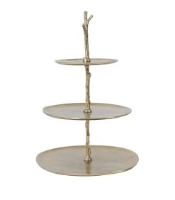 Etagère Tresa - Goud - 2 Laags -Professionele winkel voor decoratieve artikelen 6f75b649d77242898f270928bd50dcec