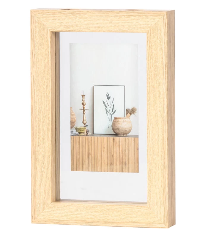 Exclusive Blake Fotolijst Met Houten Rand - Naturel - 30x20x4 4 Exclusive Blake Fotolijst Met Houten Rand - Naturel - 30x20x4 - Afbeelding 2