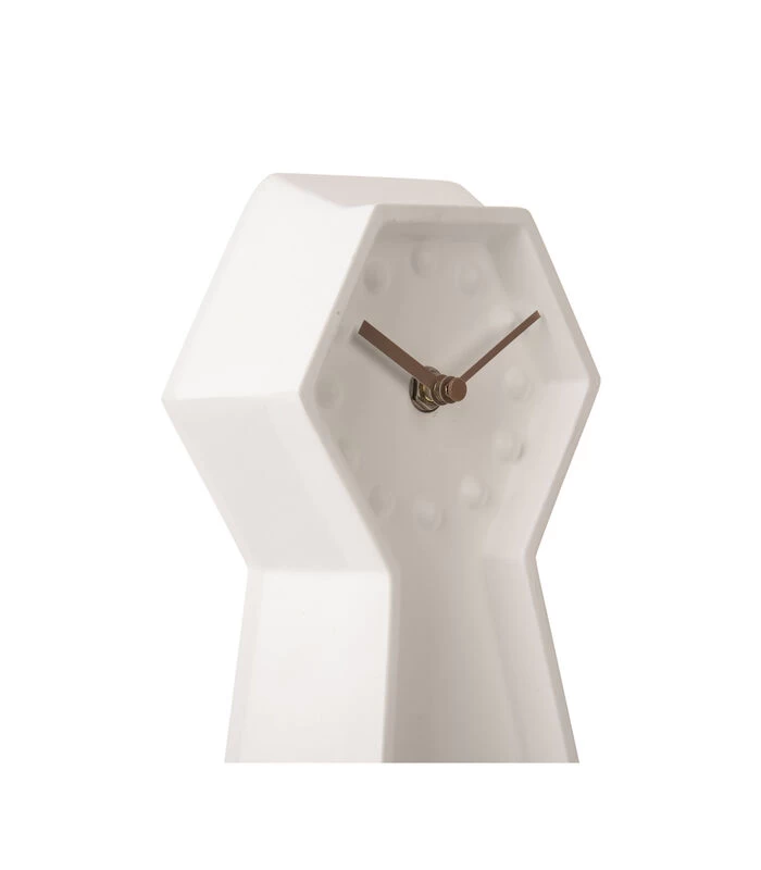 Karlsson Tafelklok Genuine - Wit - 34x9,4x16cm 6 Karlsson Tafelklok Genuine - Wit - 34x9,4x16cm - Afbeelding 4