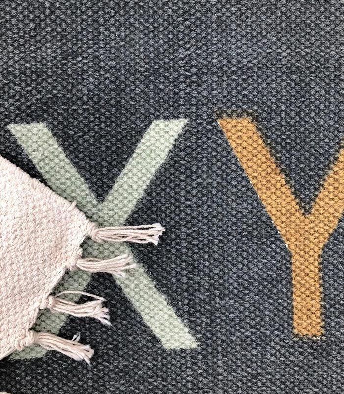 Kindertapijt Alfabet Grijs 6 Kindertapijt Alfabet Grijs - Afbeelding 4