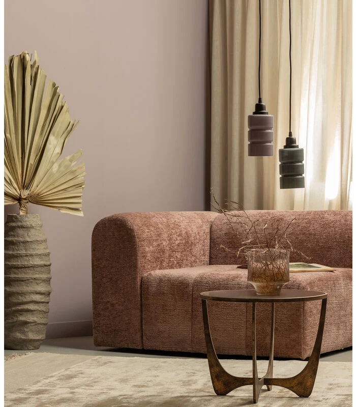 BePureHome Grain Vaas - Glas - Bruin - 18x18x18 4 BePureHome Grain Vaas - Glas - Bruin - 18x18x18 - Afbeelding 2