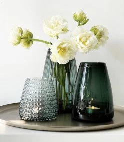 DIM Vaas Stripe Small Groen -Professionele winkel voor decoratieve artikelen 78b029aff96d4adfbfc296bdffbe5b96