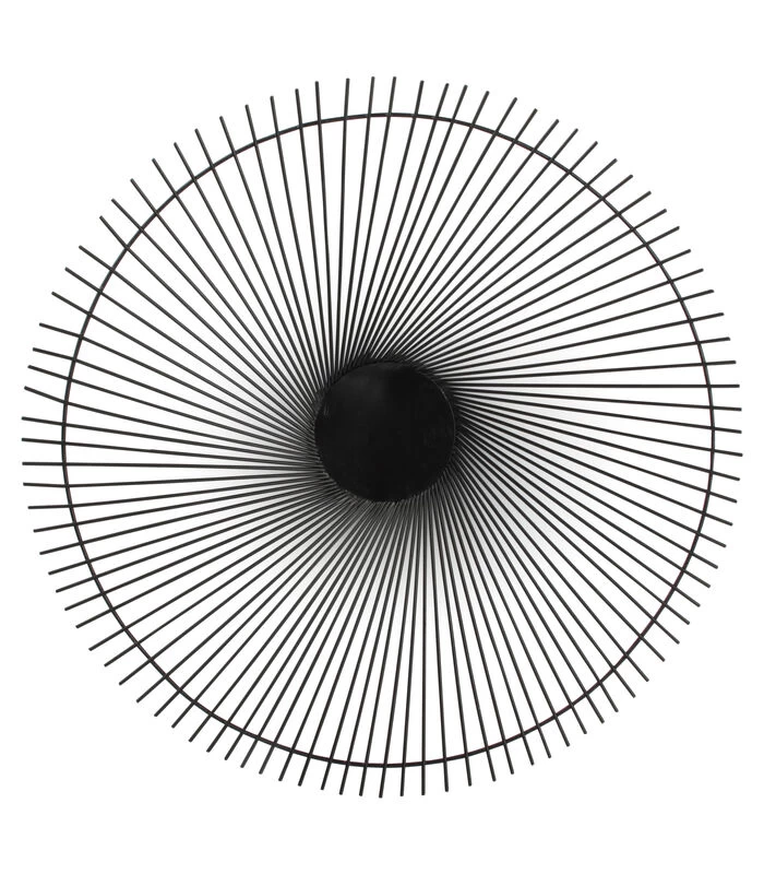 Draadmand 53xH5cm Zwart Twisted Iris 5 Draadmand 53xH5cm Zwart Twisted Iris - Afbeelding 3