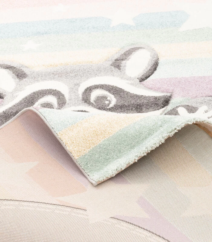 Vloerkleed Maui Kids - Tapijt Voor Kinderen - Wasbeertje 6 Vloerkleed Maui Kids - Tapijt Voor Kinderen - Wasbeertje - Afbeelding 4