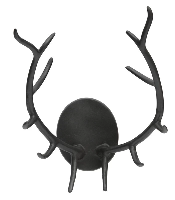 BePureHome Antler Gewei - Metaal - Zwart - 50x34x32 3 BePureHome Antler Gewei - Metaal - Zwart - 50x34x32