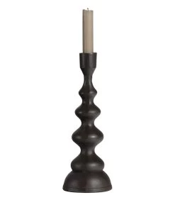 BePureHome Twisted Kandelaar - Metaal - Brons - 28x10x10