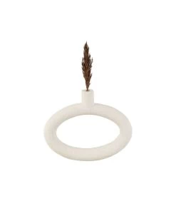 PRESENT TIME Vaas Ring - Polyresin - Ovaal Wijd Wit - 25x3,5x20,5cm 5 PRESENT TIME Vaas Ring - Polyresin - Ovaal Wijd Wit - 25x3,5x20,5cm -Professionele winkel voor decoratieve artikelen 7a30cb57a7614337887be20f1cd9aefd