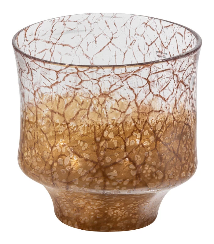 BePureHome Grain Vaas - Glas - Bruin - 18x18x18 5 BePureHome Grain Vaas - Glas - Bruin - 18x18x18 - Afbeelding 3