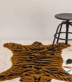 Kindertapijt Shaggy Tijger -Professionele winkel voor decoratieve artikelen 7a4a81ba83c1431aafbc9b10362bb00f