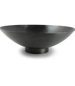 Sierschaal 49xH15cm Geborsteld Zwart Globe