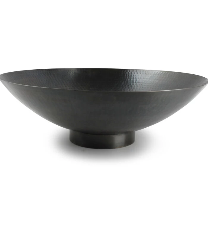 Sierschaal 49xH15cm Geborsteld Zwart Globe 3 Sierschaal 49xH15cm Geborsteld Zwart Globe