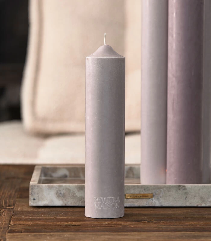 Stompkaars RM Rustic Grijs - 7x30 Cm 4 Stompkaars RM Rustic Grijs - 7x30 Cm - Afbeelding 2