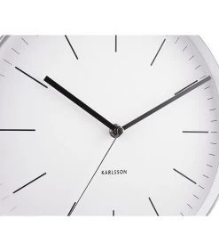 Karlsson Wandklok Minimal - Wit, Nikkel Behuizing - Ø27,5cm 10 Karlsson Wandklok Minimal - Wit, Nikkel Behuizing - Ø27,5cm -Professionele winkel voor decoratieve artikelen 7e556774ea6f41889b48dd9628920969