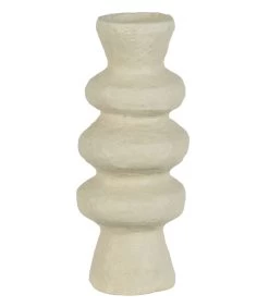 BePureHome Milos Kandelaar - Papier Mache - Natural - 35x14x14