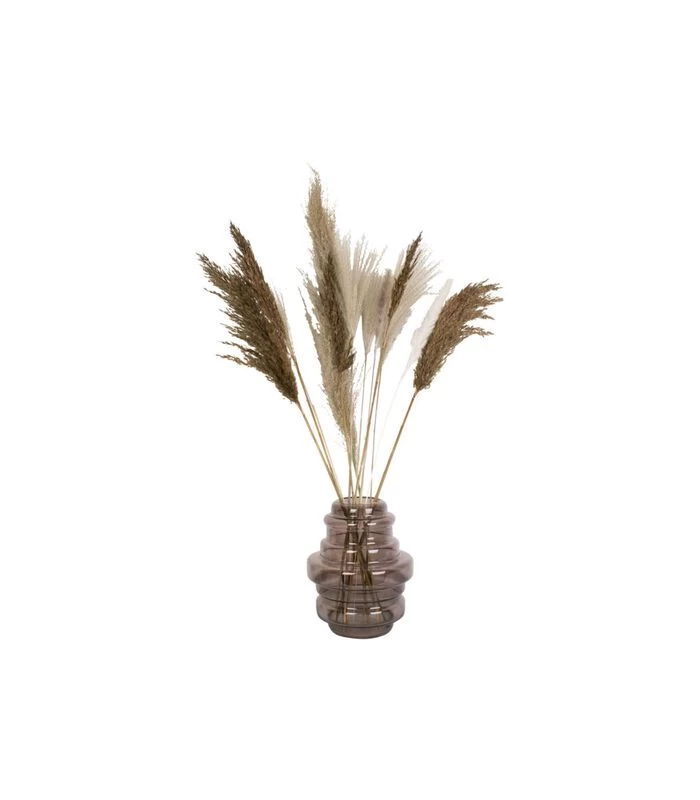 PRESENT TIME Vaas Distinct - Large - Glas Chocolade Bruin - Ø25x30cm 4 PRESENT TIME Vaas Distinct - Large - Glas Chocolade Bruin - Ø25x30cm - Afbeelding 2