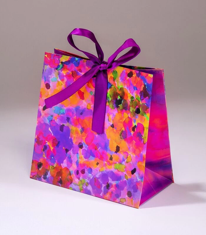 Geschenkentas Pink FloraL18 X H 18 X P 10 Cm Envfleurs 3 Geschenkentas Pink FloraL18 X H 18 X P 10 Cm Envfleurs