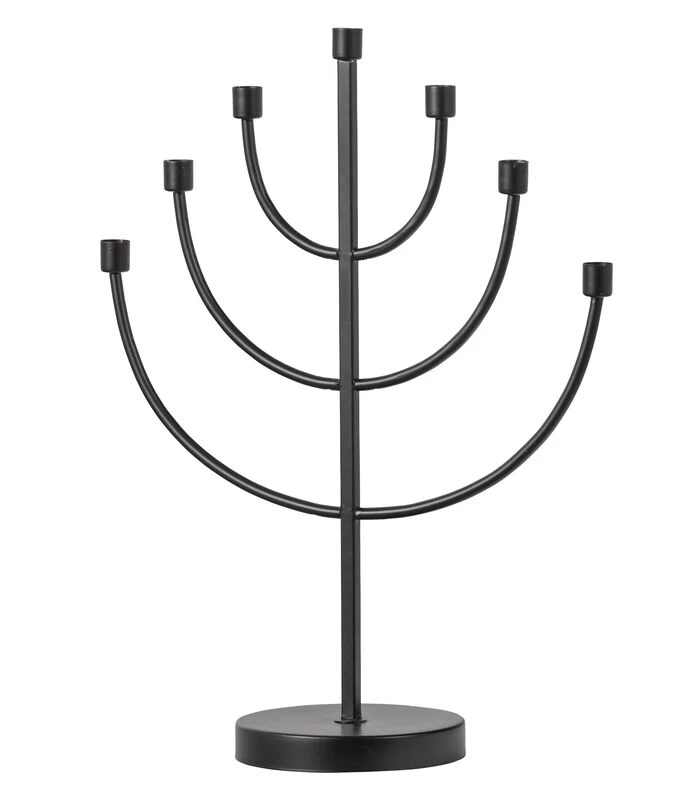 Exclusive Sterre Kandelaar - Metaal - Zwart - 56x43x18 5 Exclusive Sterre Kandelaar - Metaal - Zwart - 56x43x18 - Afbeelding 3