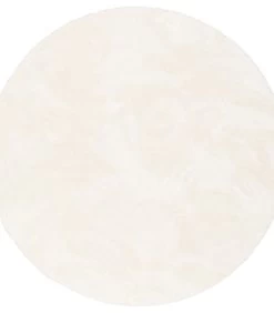 Vloerkleed Luxe Shaggy Tapijt Fluweel Rond