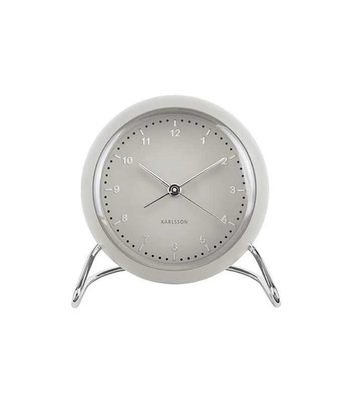Karlsson Wekker Val ABS - Warm Grijs - 11x11x9cm 3 Karlsson Wekker Val ABS - Warm Grijs - 11x11x9cm