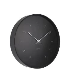 Karlsson Wandklok Butterfly Hands - Zwart - Large - Ø37,5cm -Professionele winkel voor decoratieve artikelen 89730daa78cc4f01a9e50ee2931efa96