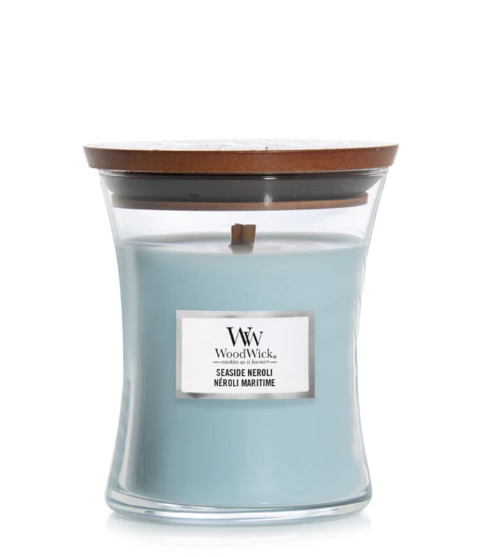 WoodWick Kaars Seaside Neroli Medium 3 WoodWick Kaars Seaside Neroli Medium