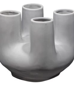 Exclusive Loua Vaas - Keramiek - Grijs - 17x17x17 7 Exclusive Loua Vaas - Keramiek - Grijs - 17x17x17 -Professionele winkel voor decoratieve artikelen 8a8d11512b8347fb9d9394f78def70c9