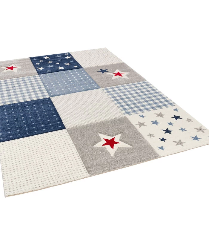 Vloerkleed Kinderen Maui Kids Plaid Sterren 7 Vloerkleed Kinderen Maui Kids Plaid Sterren - Afbeelding 5