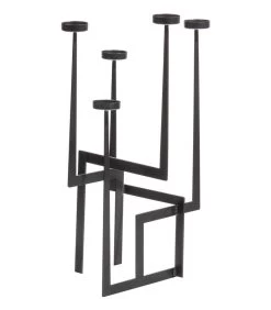 Dash Kandelaar - Metaal - Zwart - 51x30x30 11 Dash Kandelaar - Metaal - Zwart - 51x30x30 -Professionele winkel voor decoratieve artikelen 8daa352aa85b4551a07dc64b3f38320b