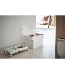 Yamazaki Pet Food Container - Tower - White 10 Yamazaki Pet Food Container - Tower - White -Professionele winkel voor decoratieve artikelen 8ed83ba9822847ee8266a9dee077b602