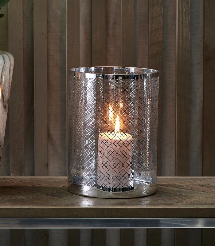 Windlichten Voor Binnen - RM Chain Hurricane - Zilver - 1 Stuks 4 Windlichten Voor Binnen - RM Chain Hurricane - Zilver - 1 Stuks - Afbeelding 2